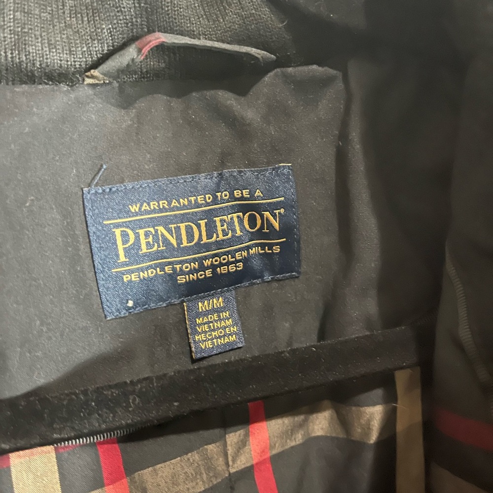 Pendleton men medium black jacket - Picture 4 of 6